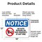Signmission No Auto Repairs On This Property, 18 in W x Rectangle, Plastic OS-2PACK-NS-P-1218-L-16020 - alternate 7